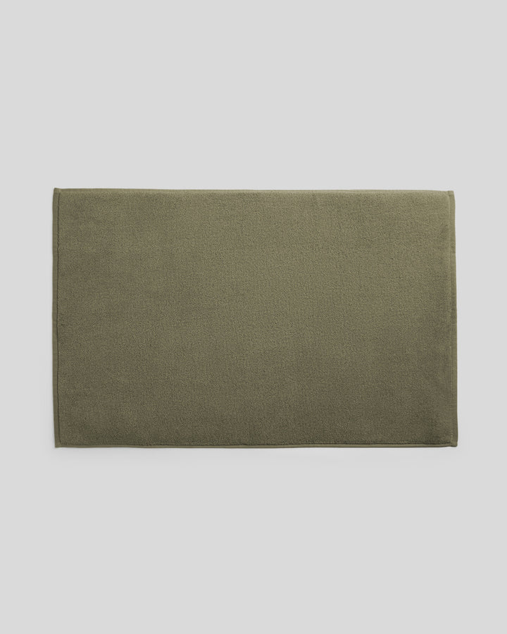 Classic Turkish Cotton Tub Mat (Thyme)